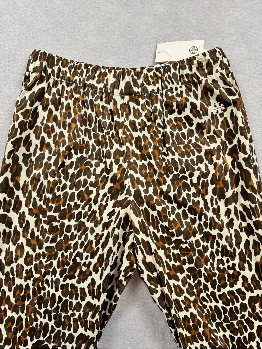 TORY BURCH Women’s Leopard Print 100% Cotton Beach Pants Size Small NWT $298 - Picture 4 of 14